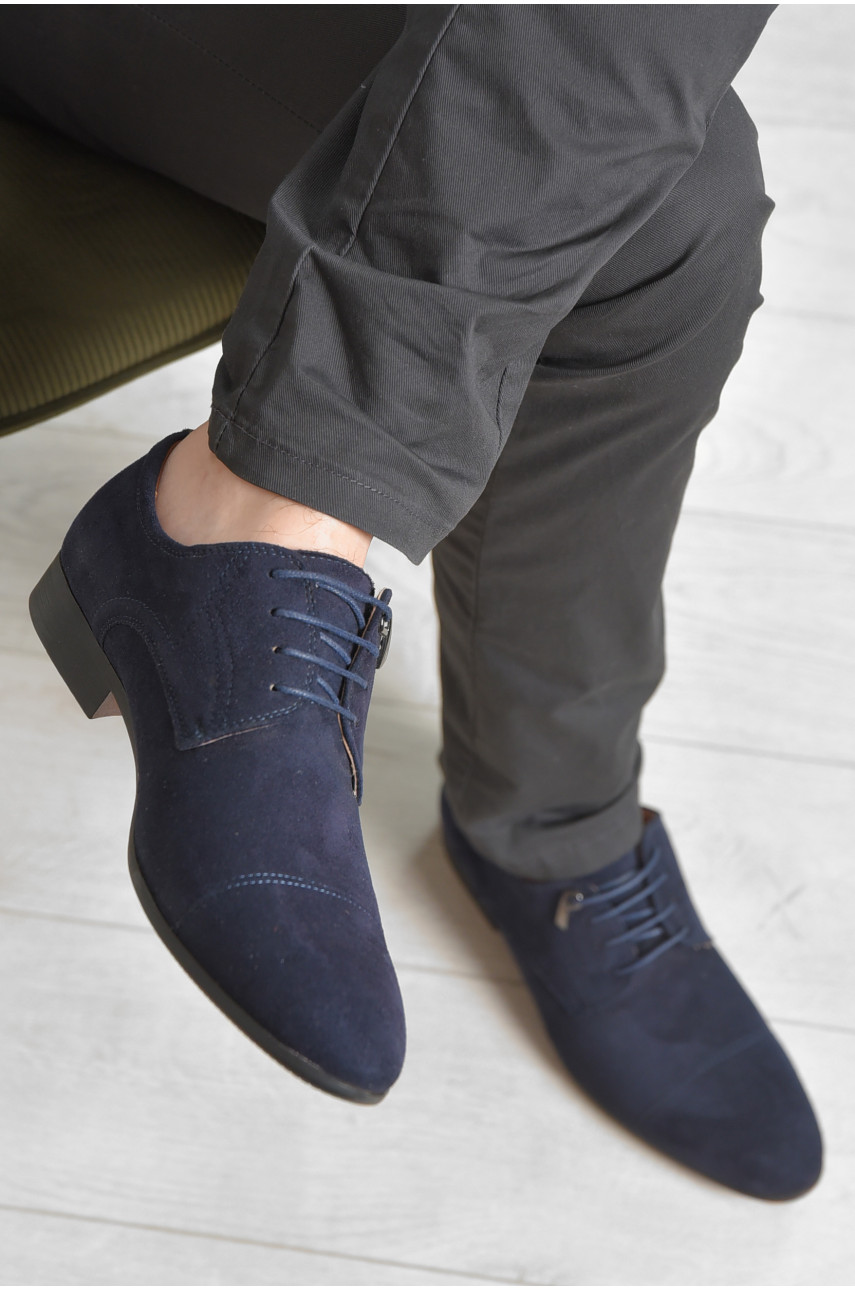 Туфлі чоловічі темно-синього кольору FB6002-5 166429