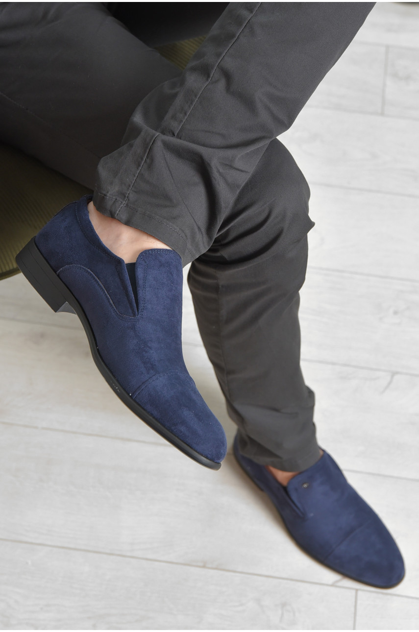 Туфлі чоловічі темно-синього кольору FB8051-5 166437