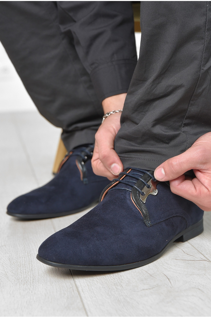 Туфли мужские темно-синего цвета FB6065-5 166440
