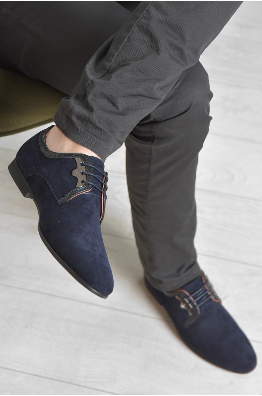 Туфли мужские темно-синего цвета FB6065-5 166440