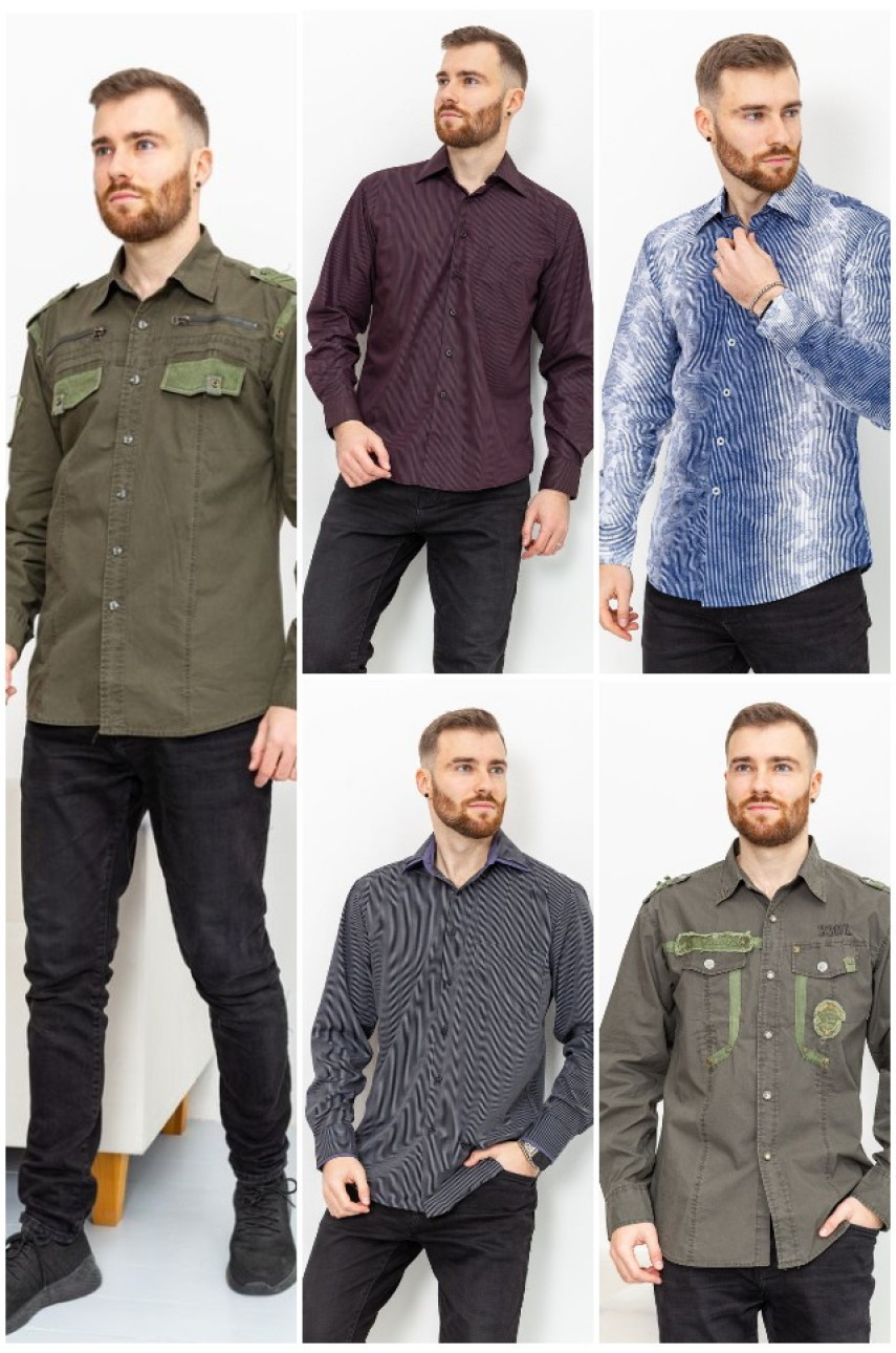 Лот №11 чоловічі сорочки 20 одиниць 166503