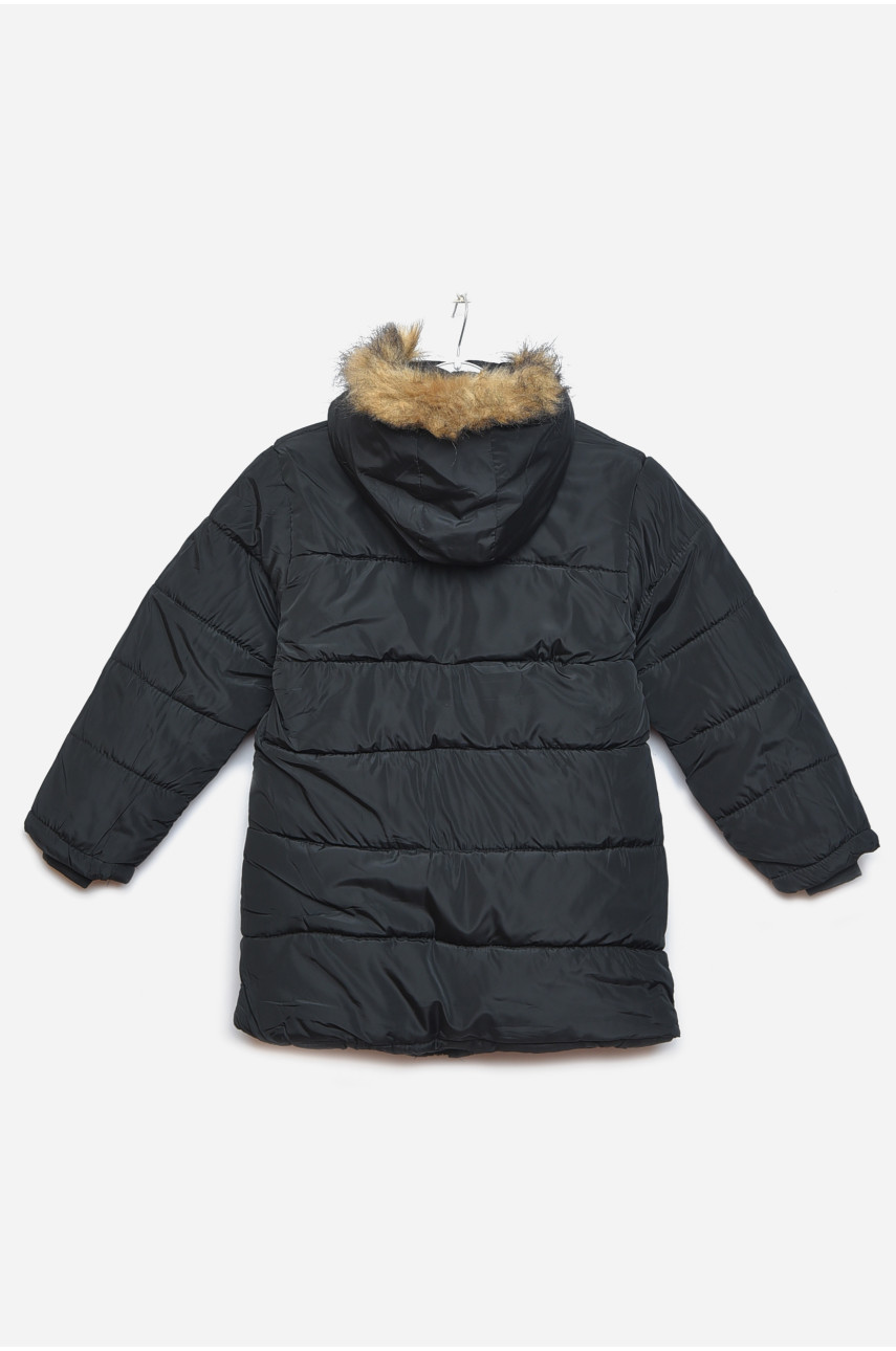 Куртка детская зимняя для мальчика черного цвета 215 166567