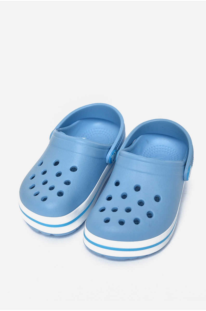 Кроксы детские светло-голубого цвета 309 166711
