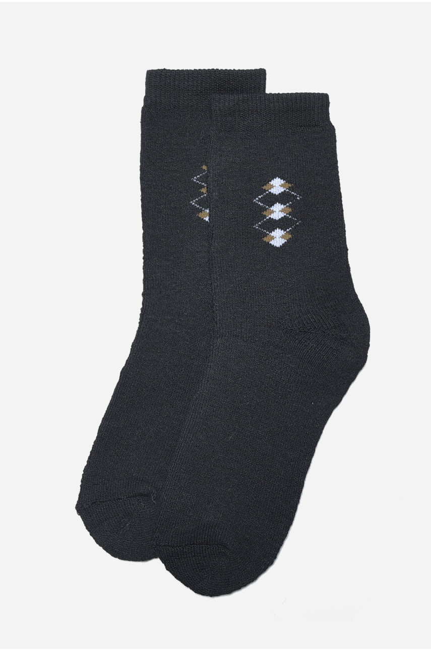 Носки махровые мужские черного цвета размер 40-45 773 166902