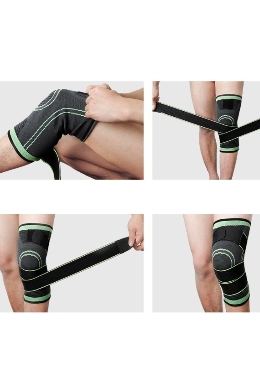 Наколенник эластичный с ремнем фиксатором 167343 Наколенник эластичный с ремнем фиксатором 167343