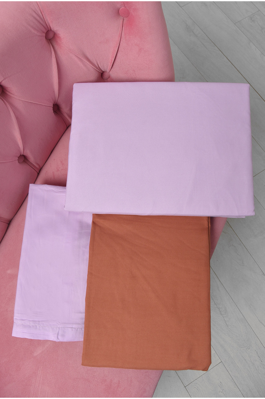 Комплект постільної білизни коричнево-фіолетового кольору євро 21-06-JA 167754