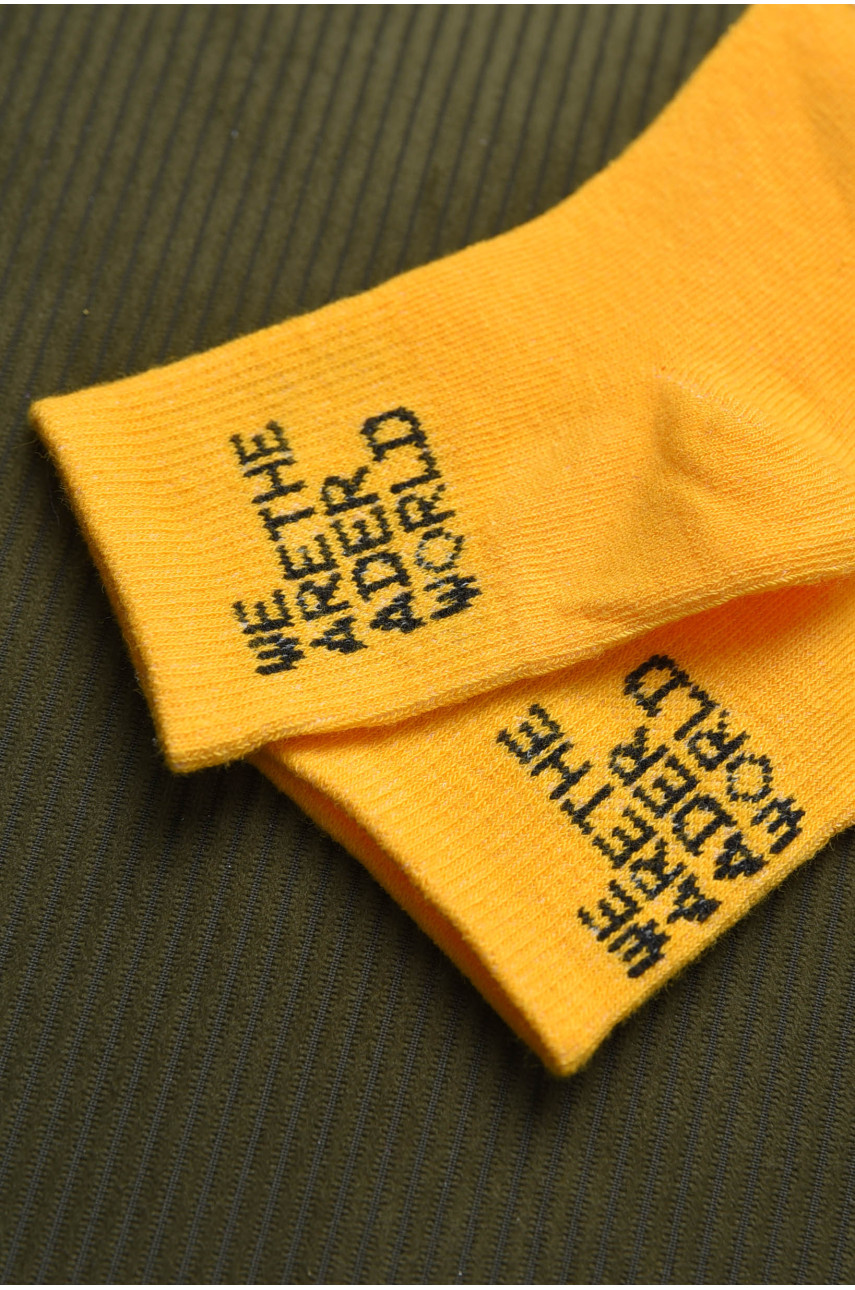 Носки детские желтого цвета 011-6 168568