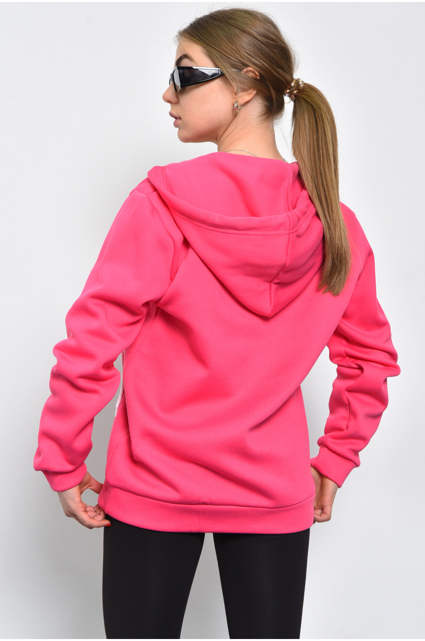 Спортивна жіноча кофта на флісі рожевого кольору 052 169256 Спортивна жіноча кофта на флісі рожевого кольору 052 169256