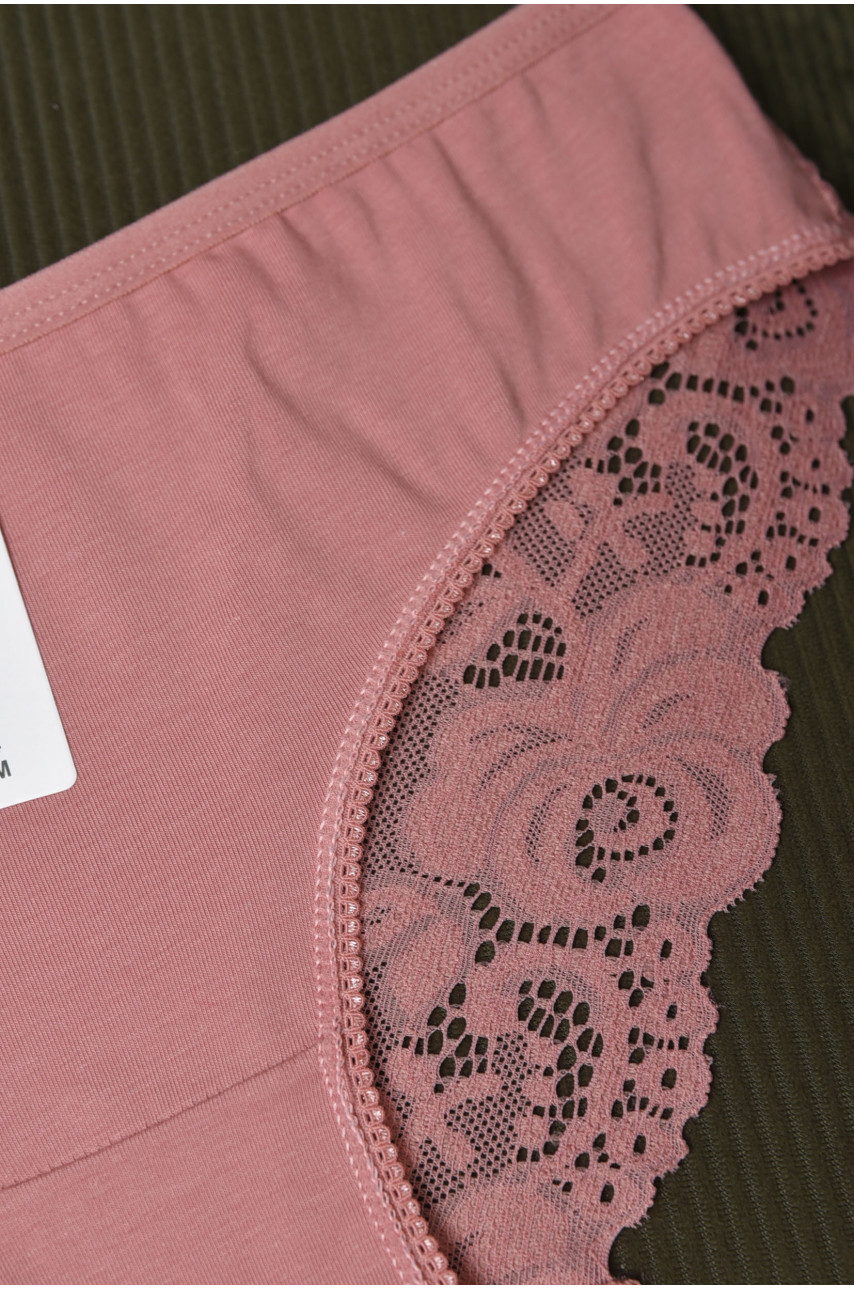 Труси жіночі однотонні пудрового кольору 6224 169421