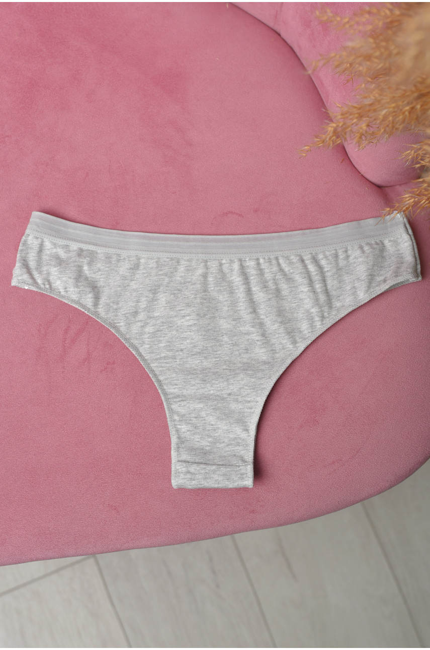 Труси жіночі однотонні сірого кольору 5902 169578 Труси жіночі однотонні сірого кольору 5902 169578