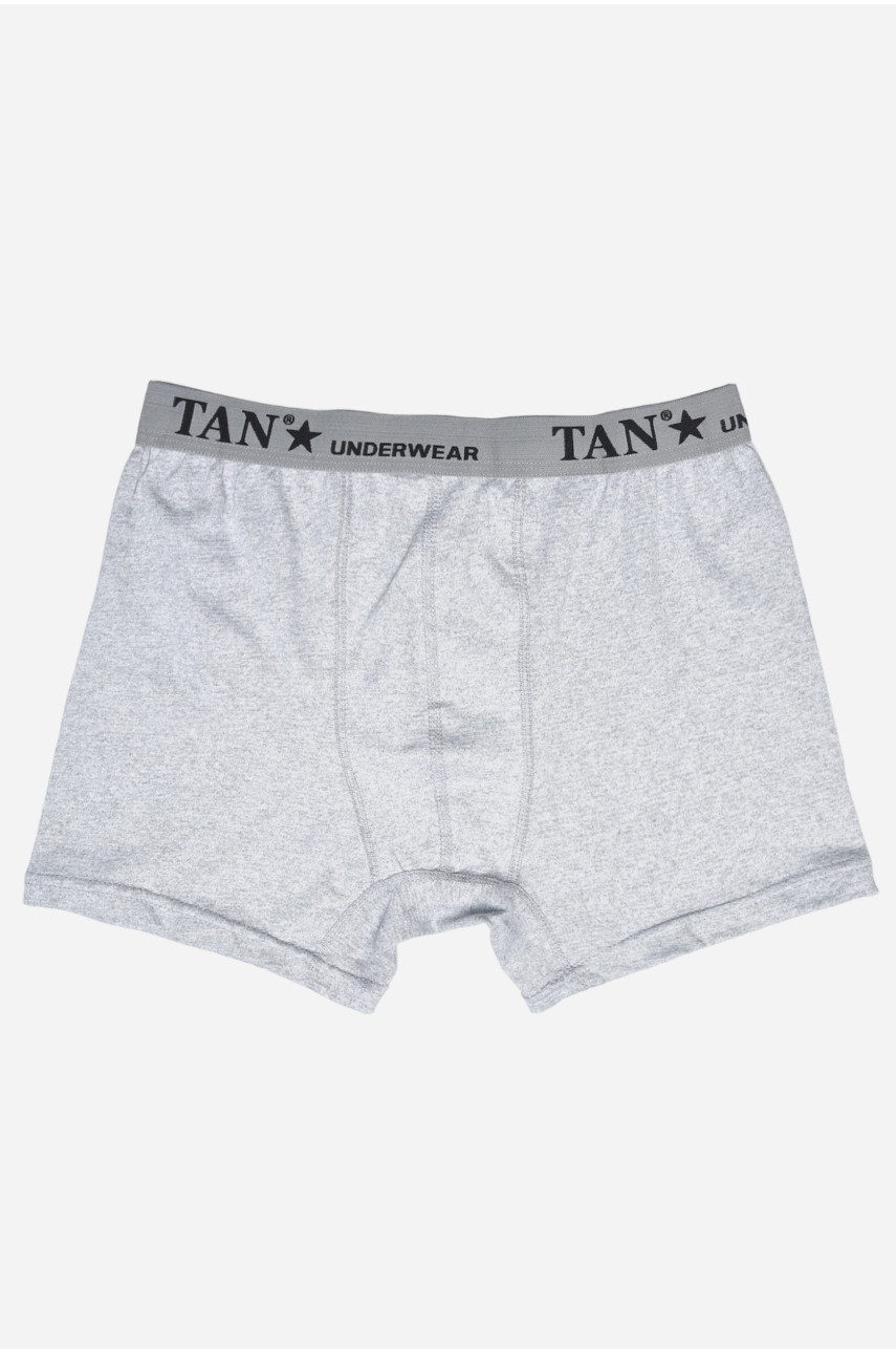 Боксери чоловічі однотонні сірого кольору 169586