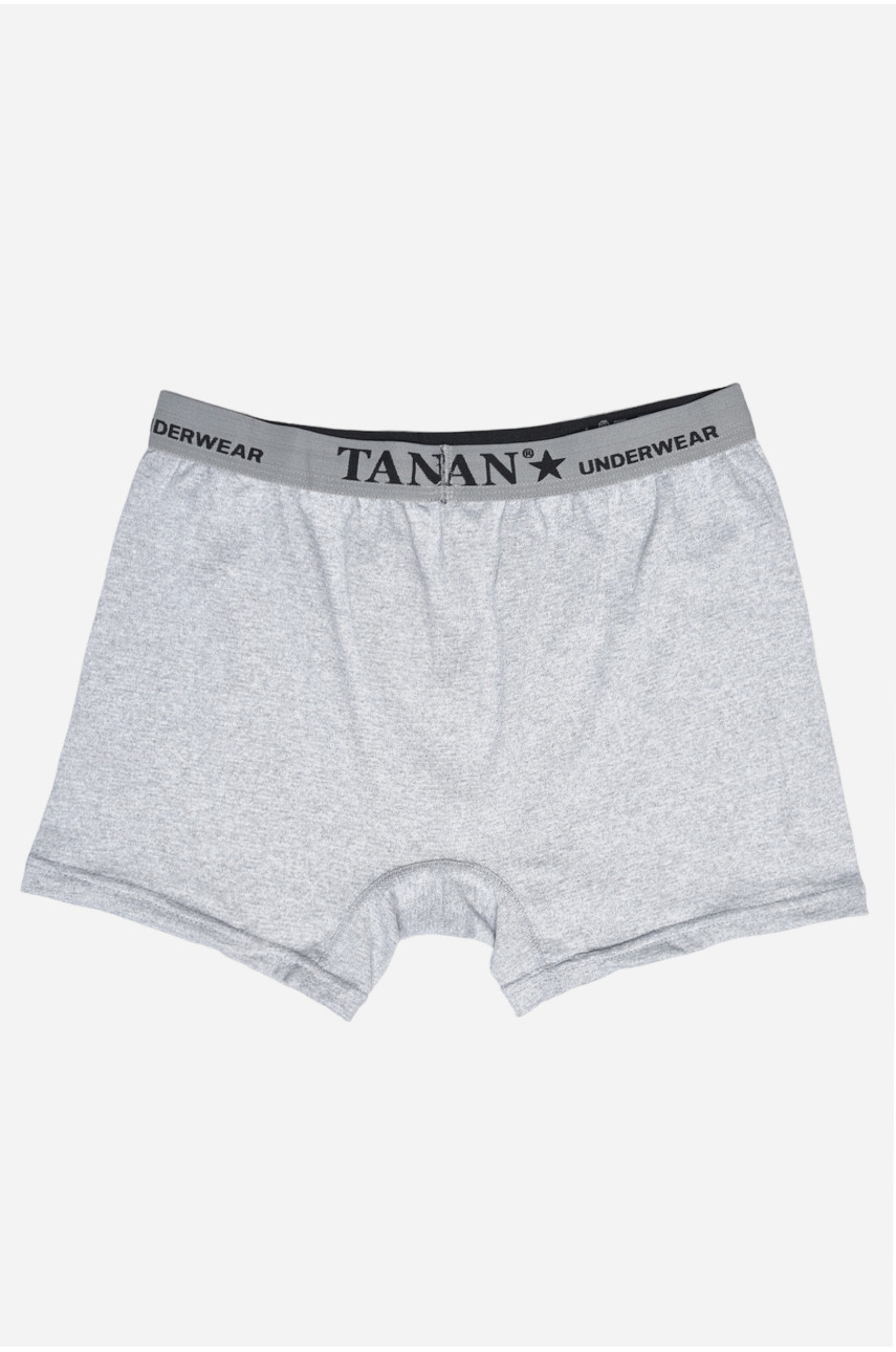 Боксери чоловічі однотонні сірого кольору 169586