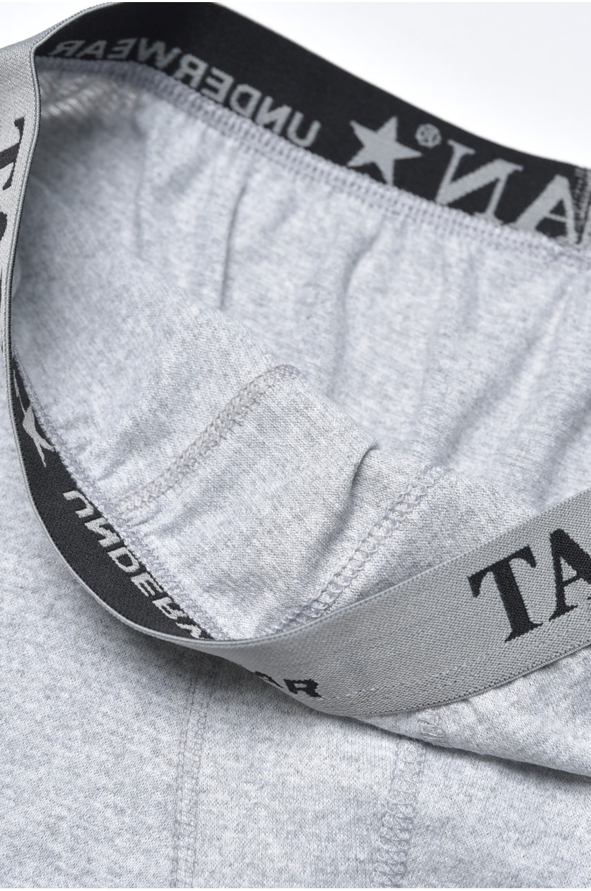 Боксери чоловічі однотонні сірого кольору 169586