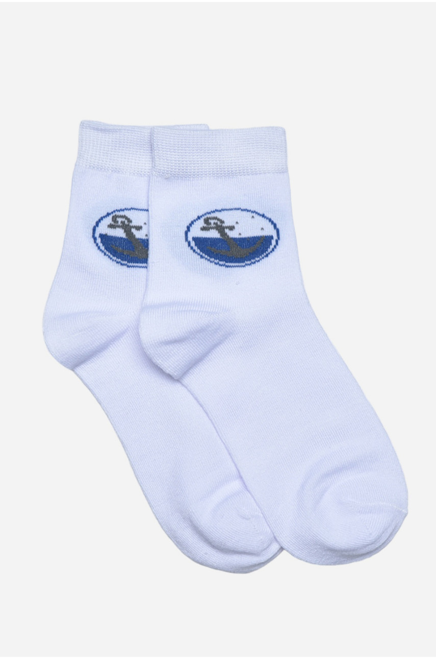 Шкарпетки підліткові для хлопчика білого кольору DFC7 169644