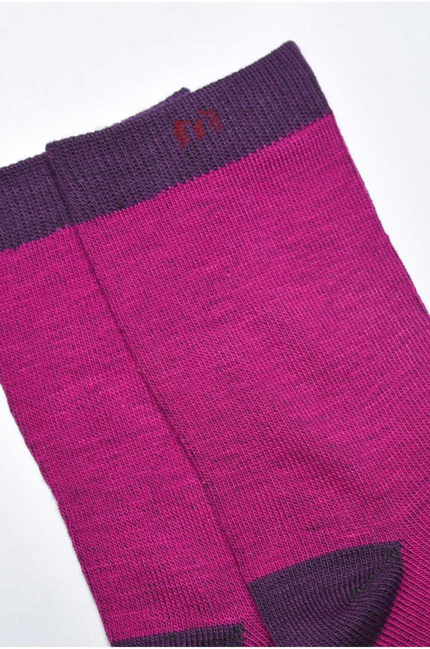 Носки подростковые для девочки фиолетового цвета С51 169722
