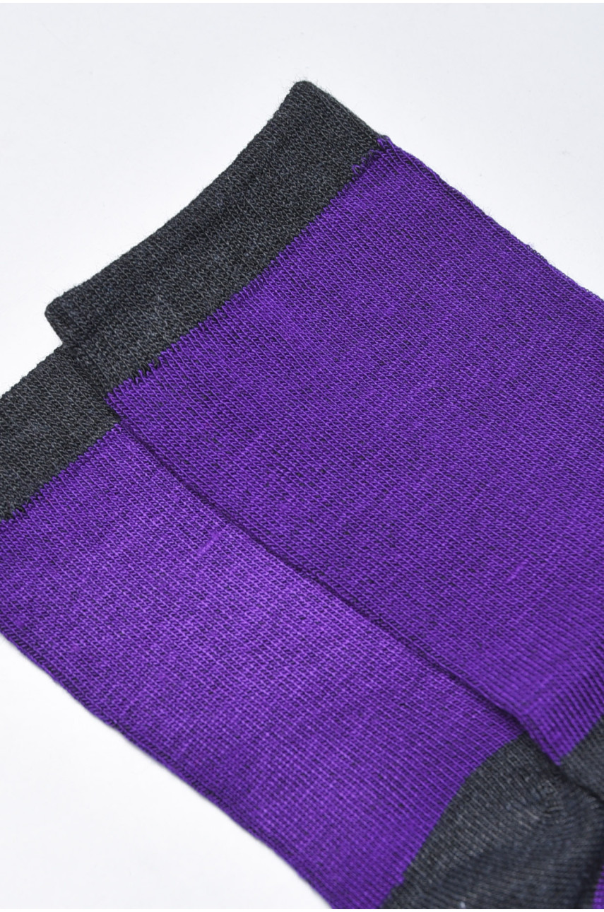 Шкарпетки підліткові для дівчинки фіолетового кольору С51 169733