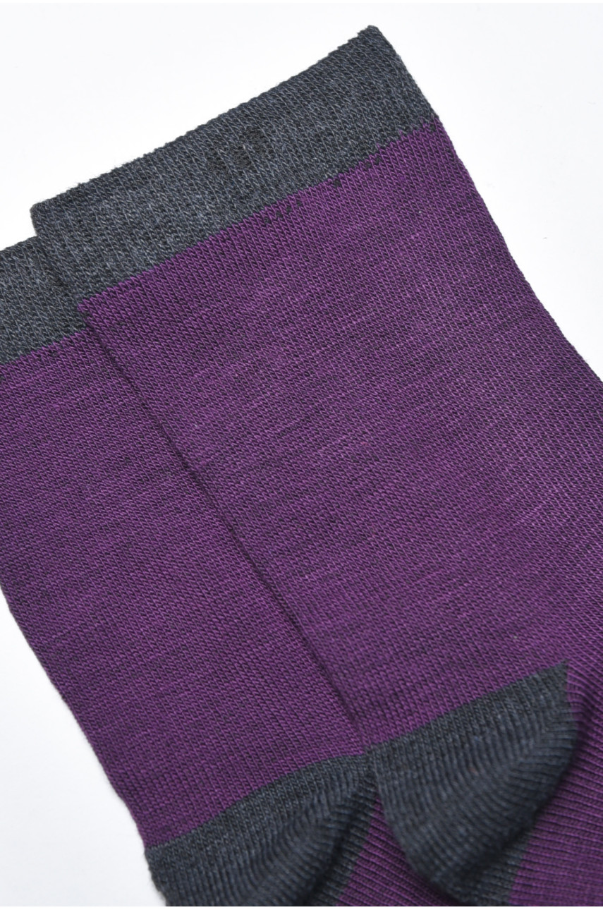 Шкарпетки підліткові для дівчинки фіолетового кольору С51 169736
