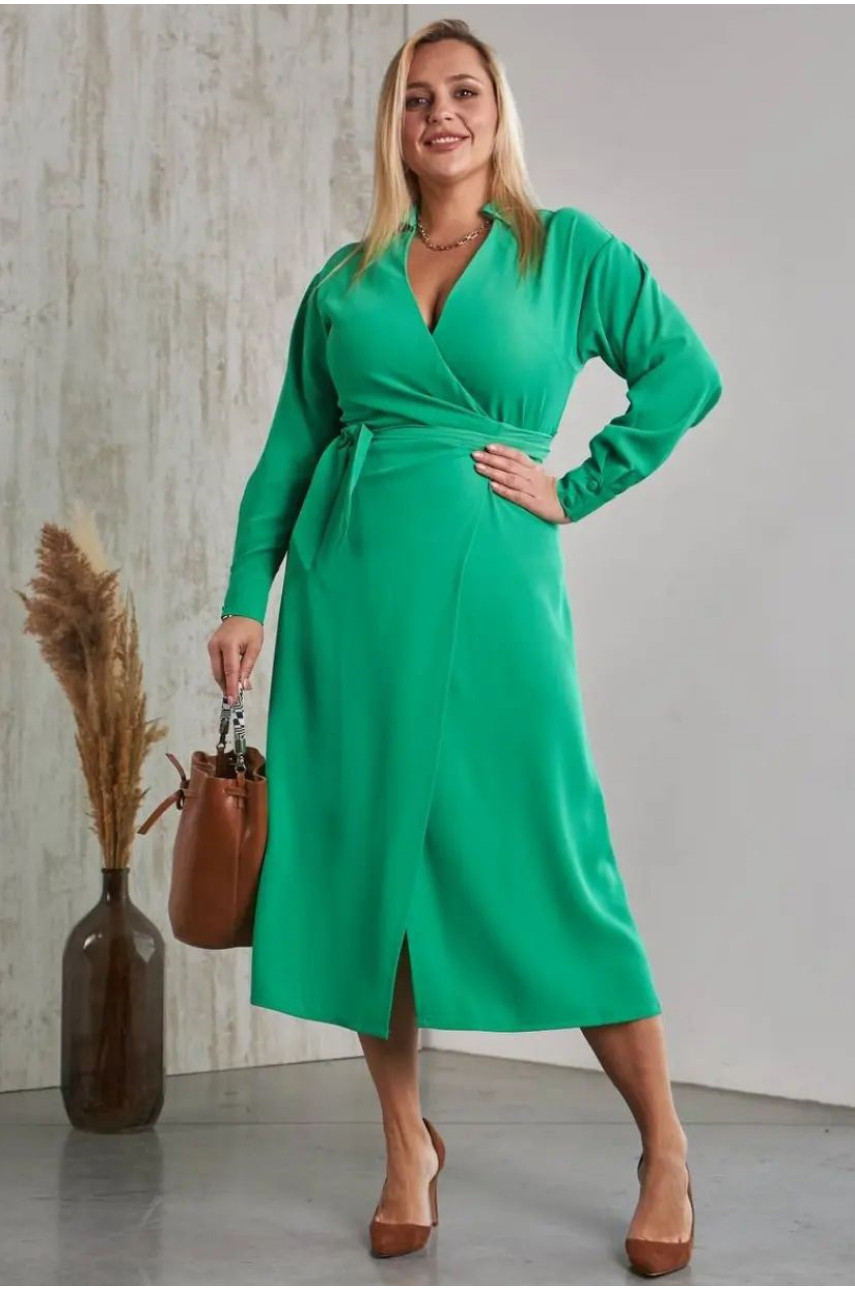 Женское вечернее платье зеленого цвета 3411 170031