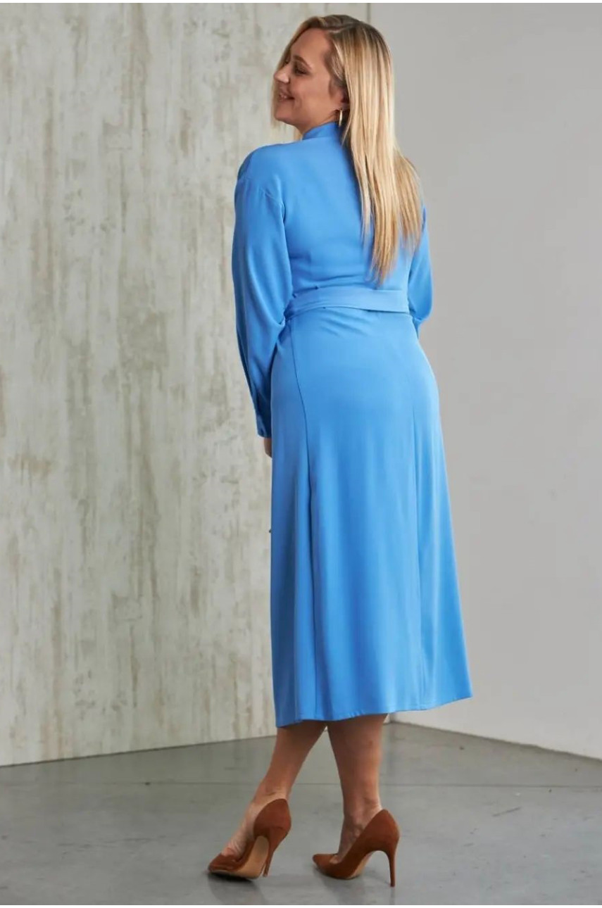 Женское вечернее платье синего цвета 3411 170046