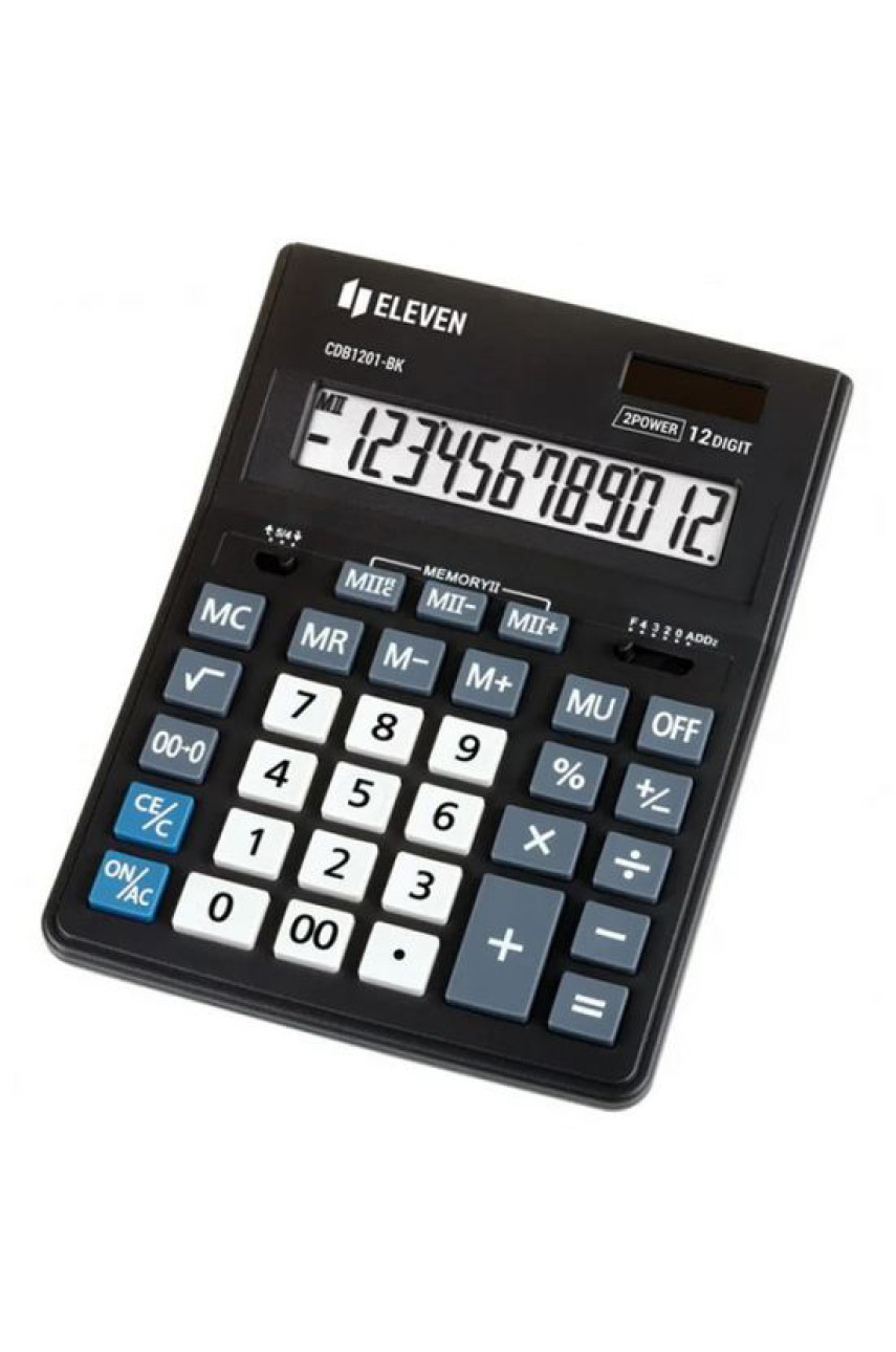 Калькулятор настольный Eleven CDB1201-BK 170265