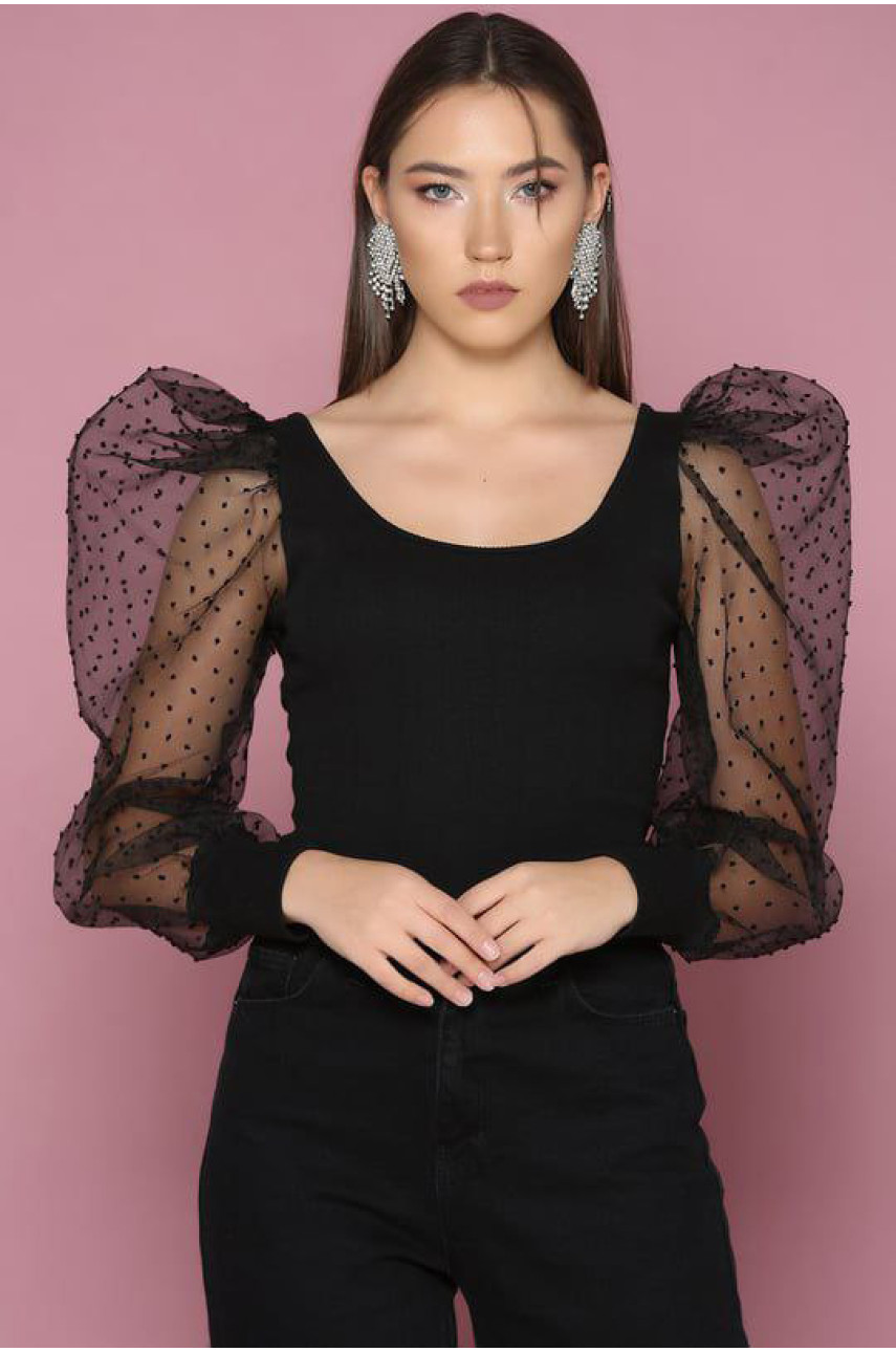 Блузка жіноча чорного кольору 1866 170370