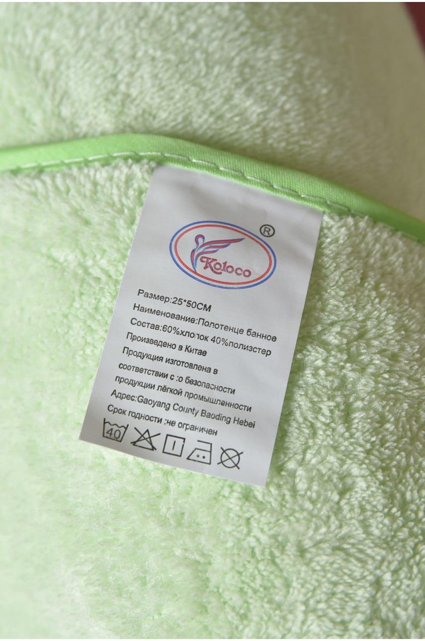Рушник кухонний мікрофібра салатового кольору 113620 170449