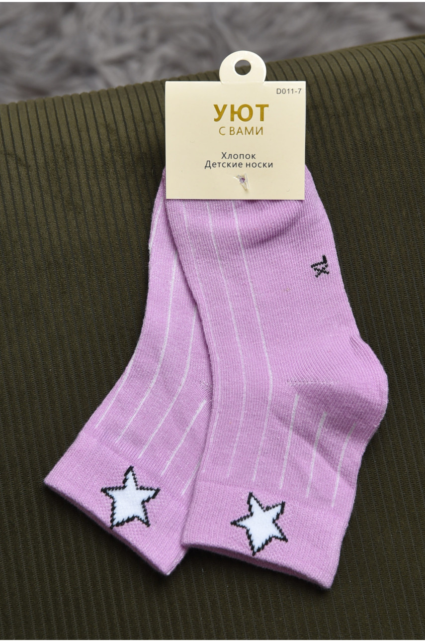 Шкарпетки дитячі бузкового кольору 012-4 170487