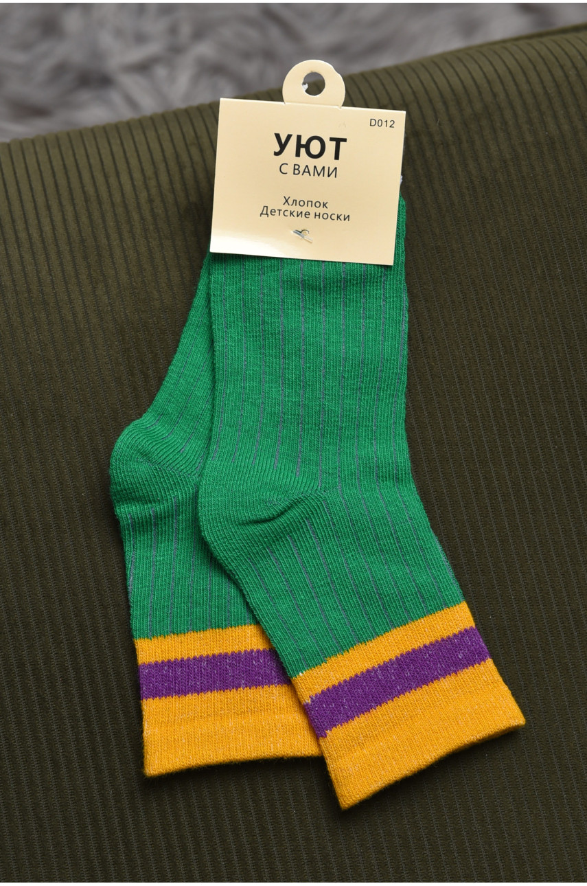 Шкарпетки дитячі зеленого кольору 012-4 170497