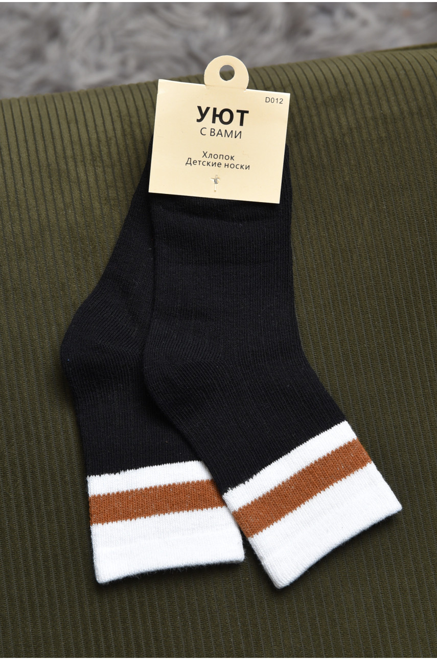 Шкарпетки дитячі чорного кольору 012-4 170499