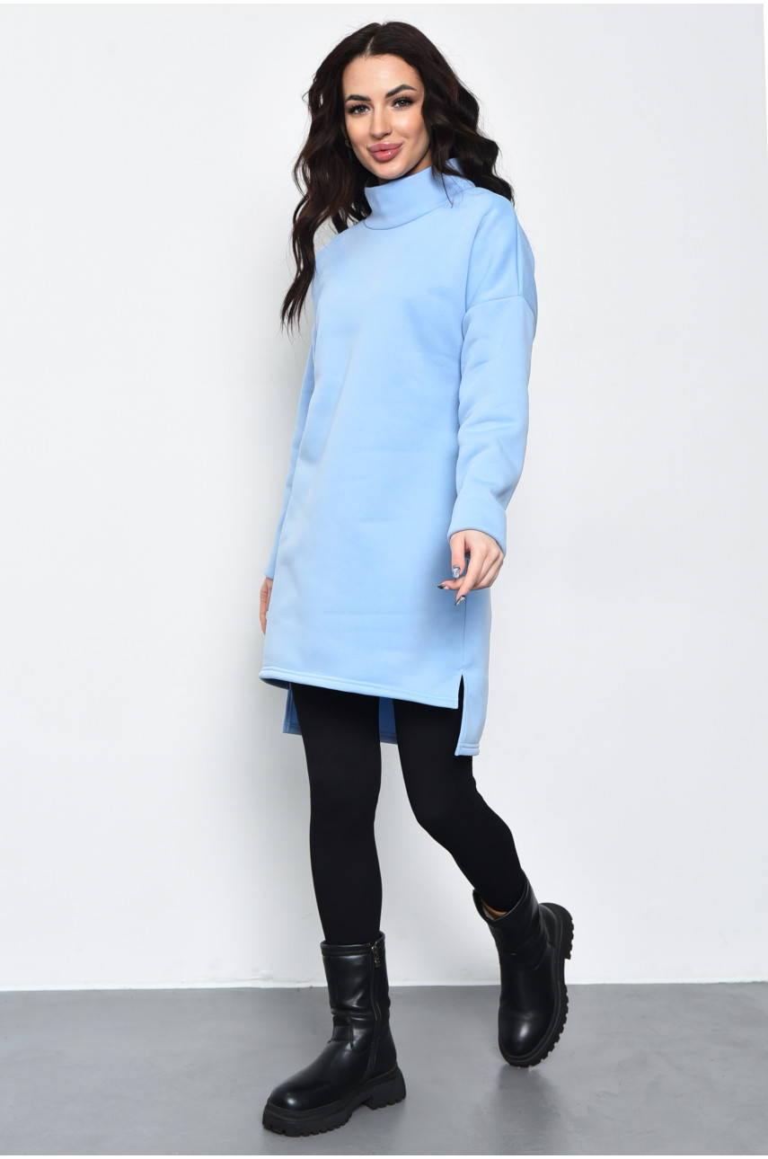 Туніка жіноча на флісі блакитного кольору 500 170572 Туніка жіноча на флісі блакитного кольору 500 170572