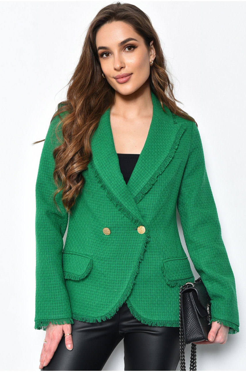 Піджак жіночій зеленого кольору 171165