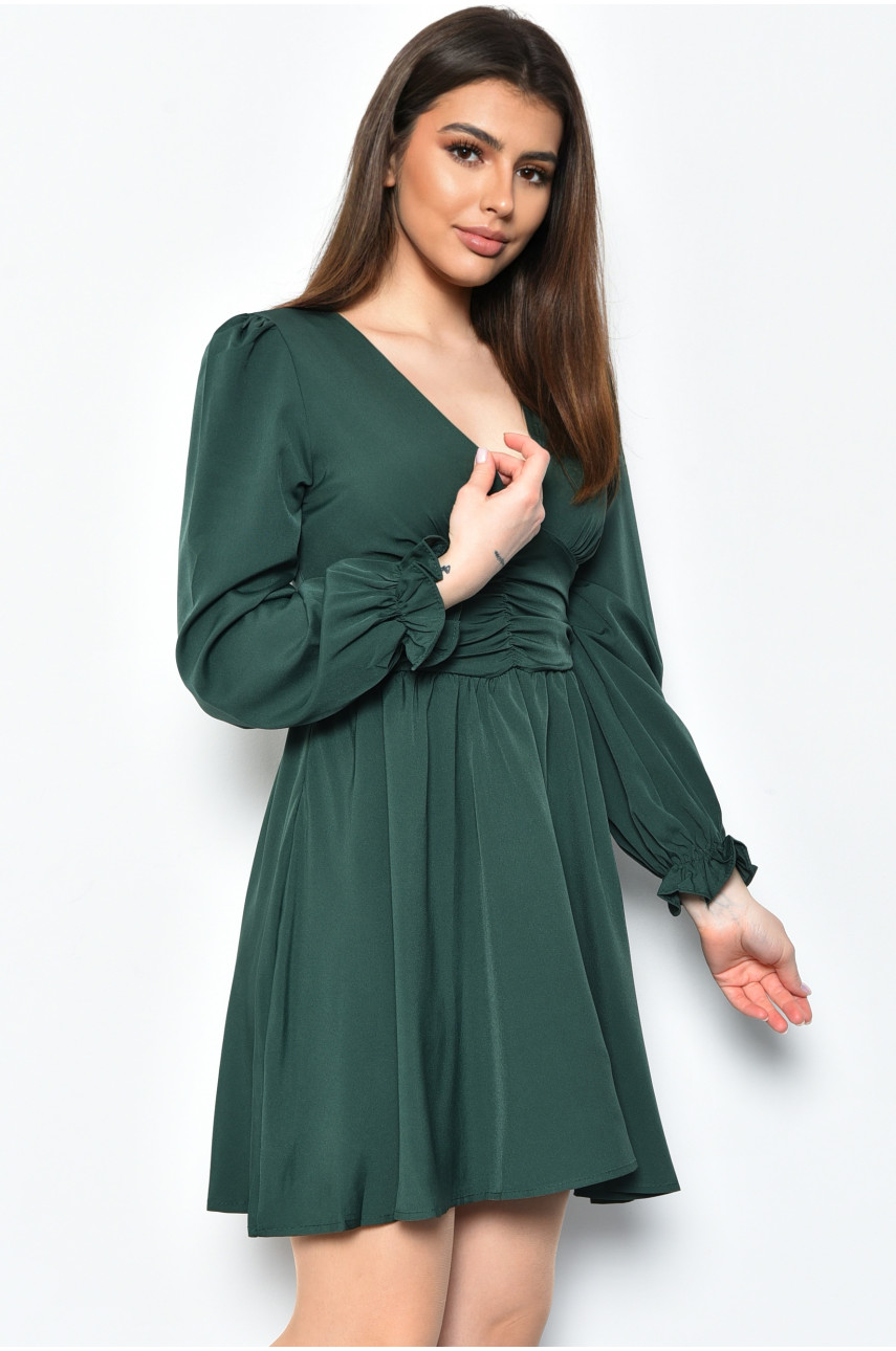 Сукня жіноча шифонова зеленого кольору 8318 171599