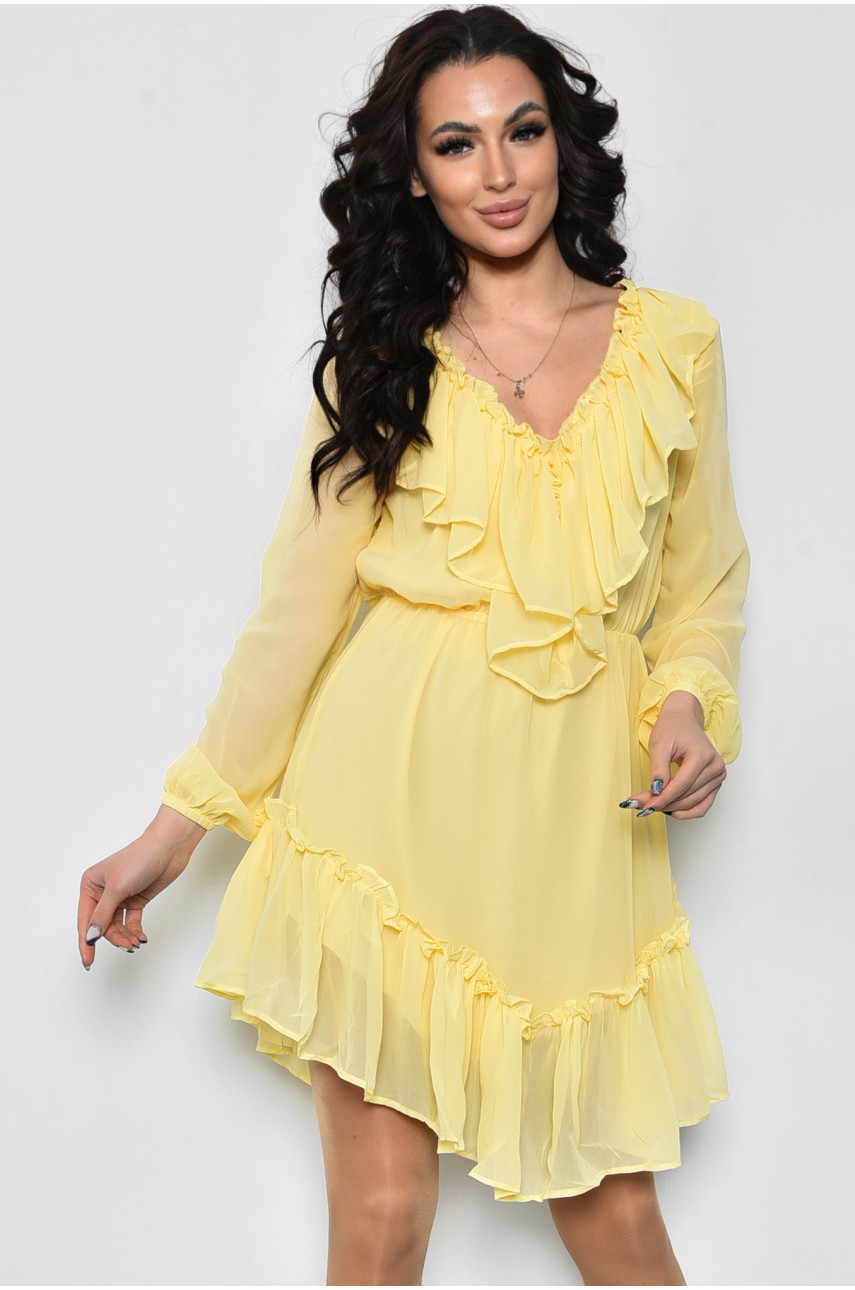 Сукня жіноча жовтого кольору Уцінка 172124