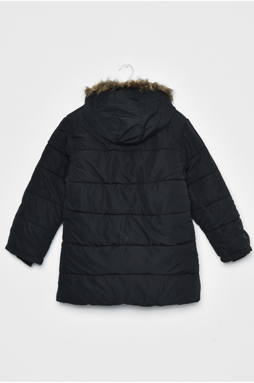 Куртка дитяча зимова  для хлопчика чорного кольору Уцінка 215 172340
