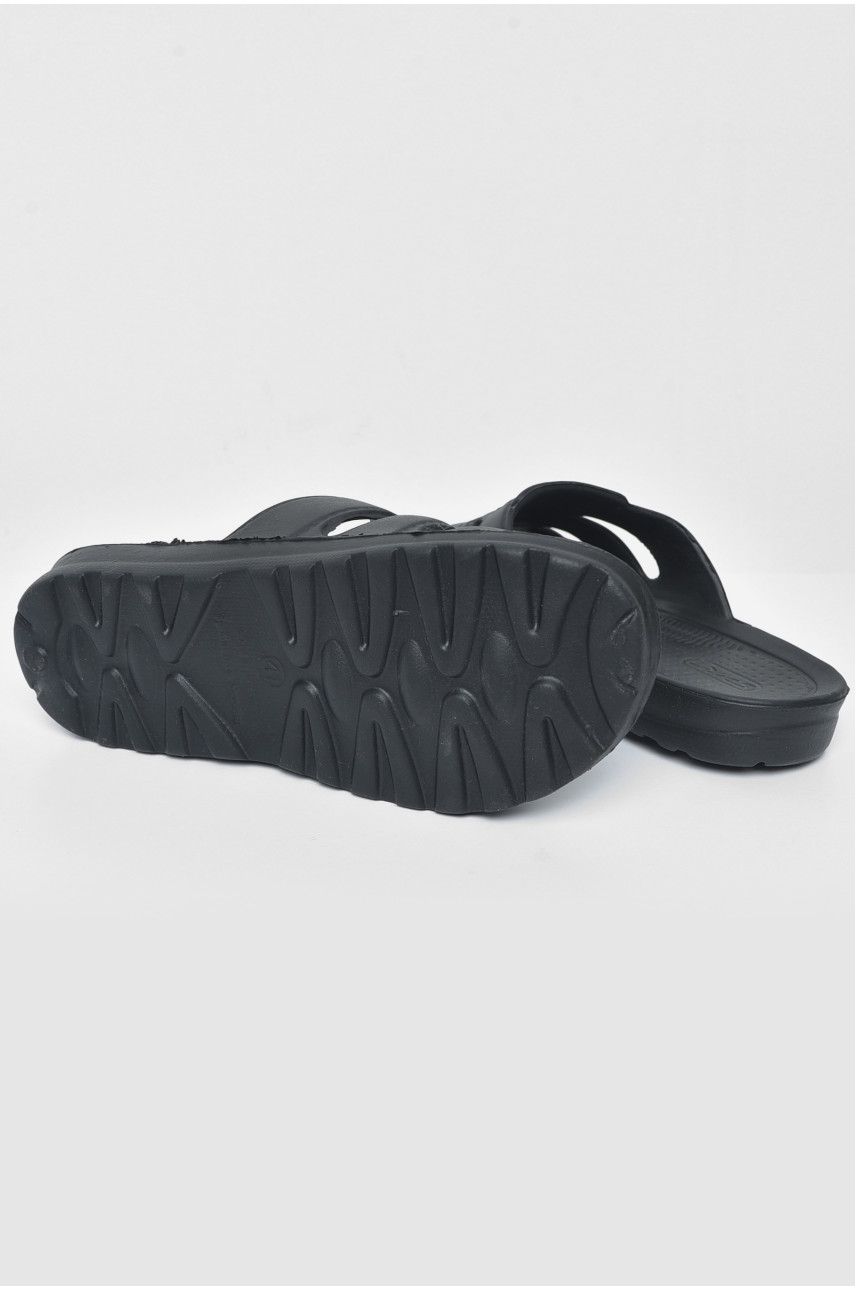 Шльопанці чоловічі піна чорного кольору П-15 172688