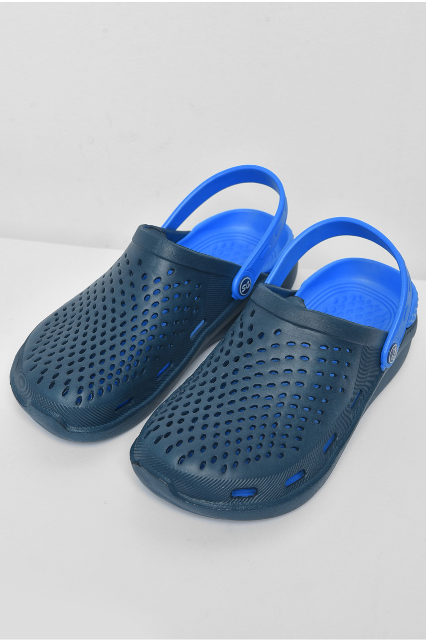 Кроксы мужские темно-синего цвета 172703