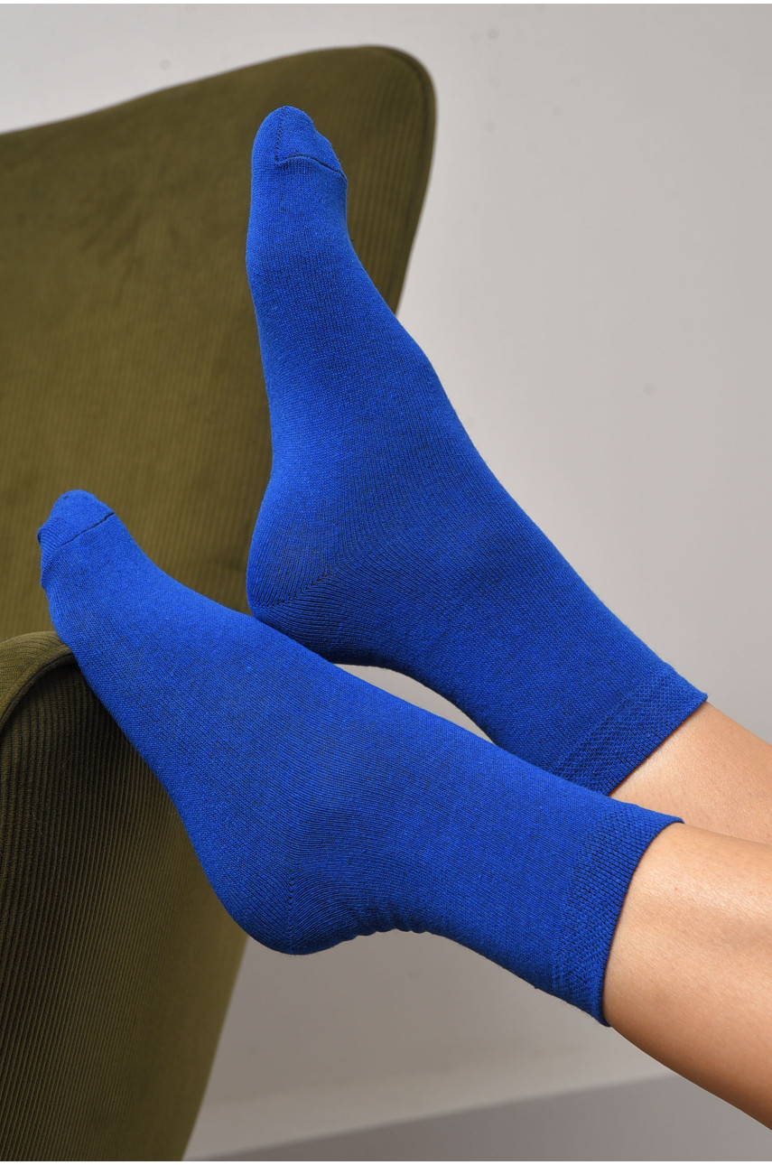 Шкарпетки жіночі демісезонні синього кольору розмір 35-41 005 172789