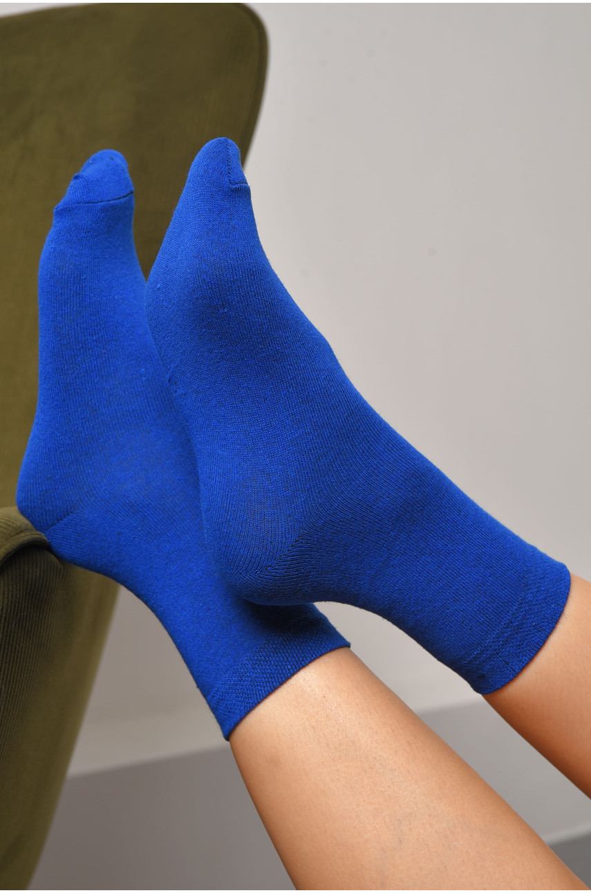 Шкарпетки жіночі демісезонні синього кольору розмір 35-41 005 172789