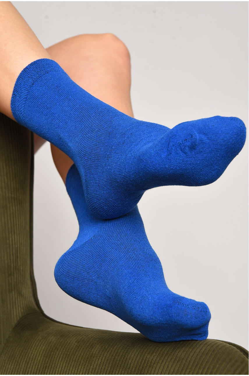 Шкарпетки жіночі демісезонні синього кольору розмір 35-41 005 172790