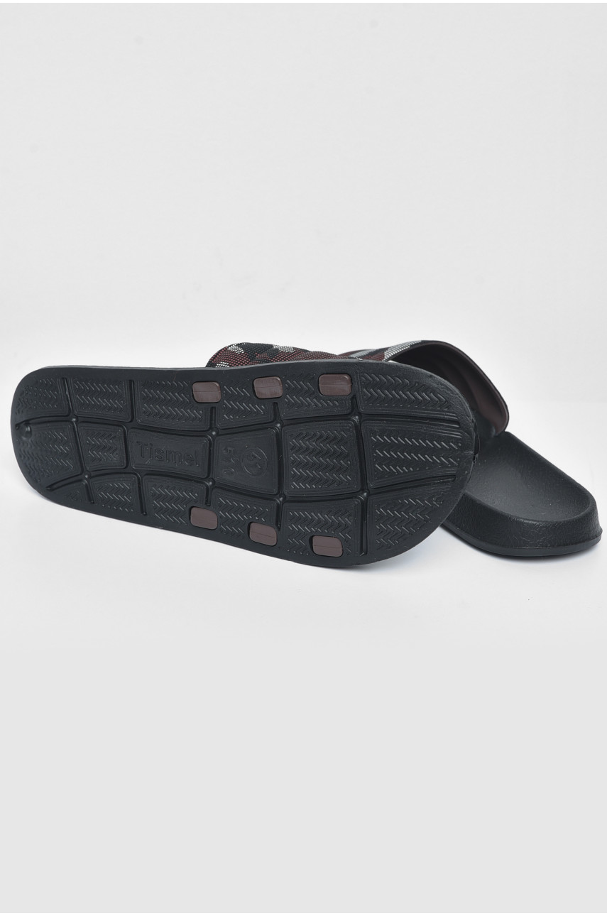 Шльопанці чоловічі коричневого кольору 510 172797