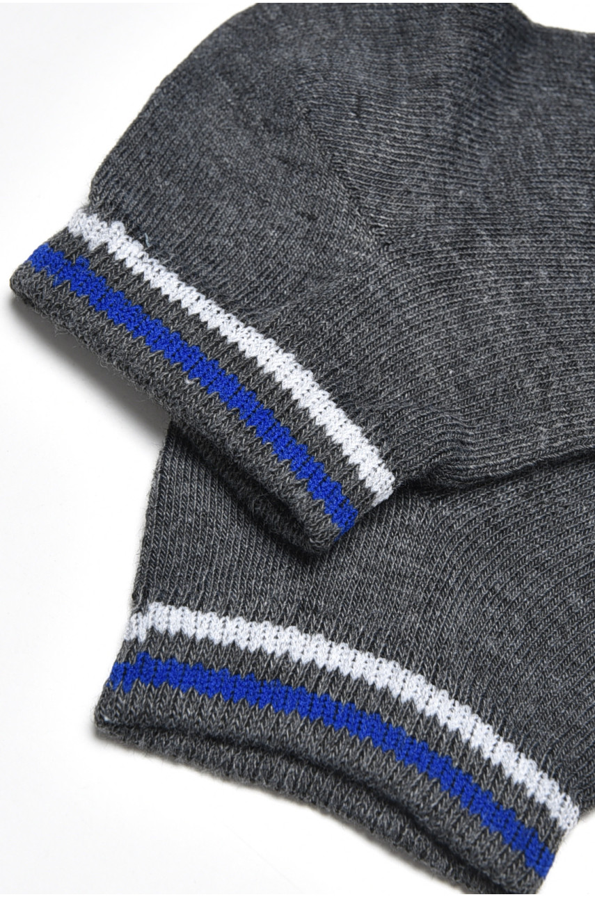 Шкарпетки чоловічі спортивні темно-сірого кольору розмір 41-45 243 172813