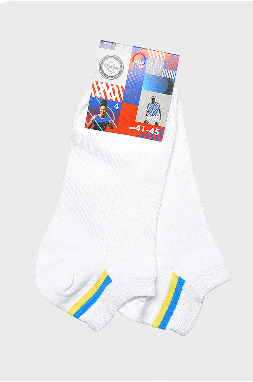 Шкарпетки чоловічі спортивні білого кольору розмір 41-45 620 172841