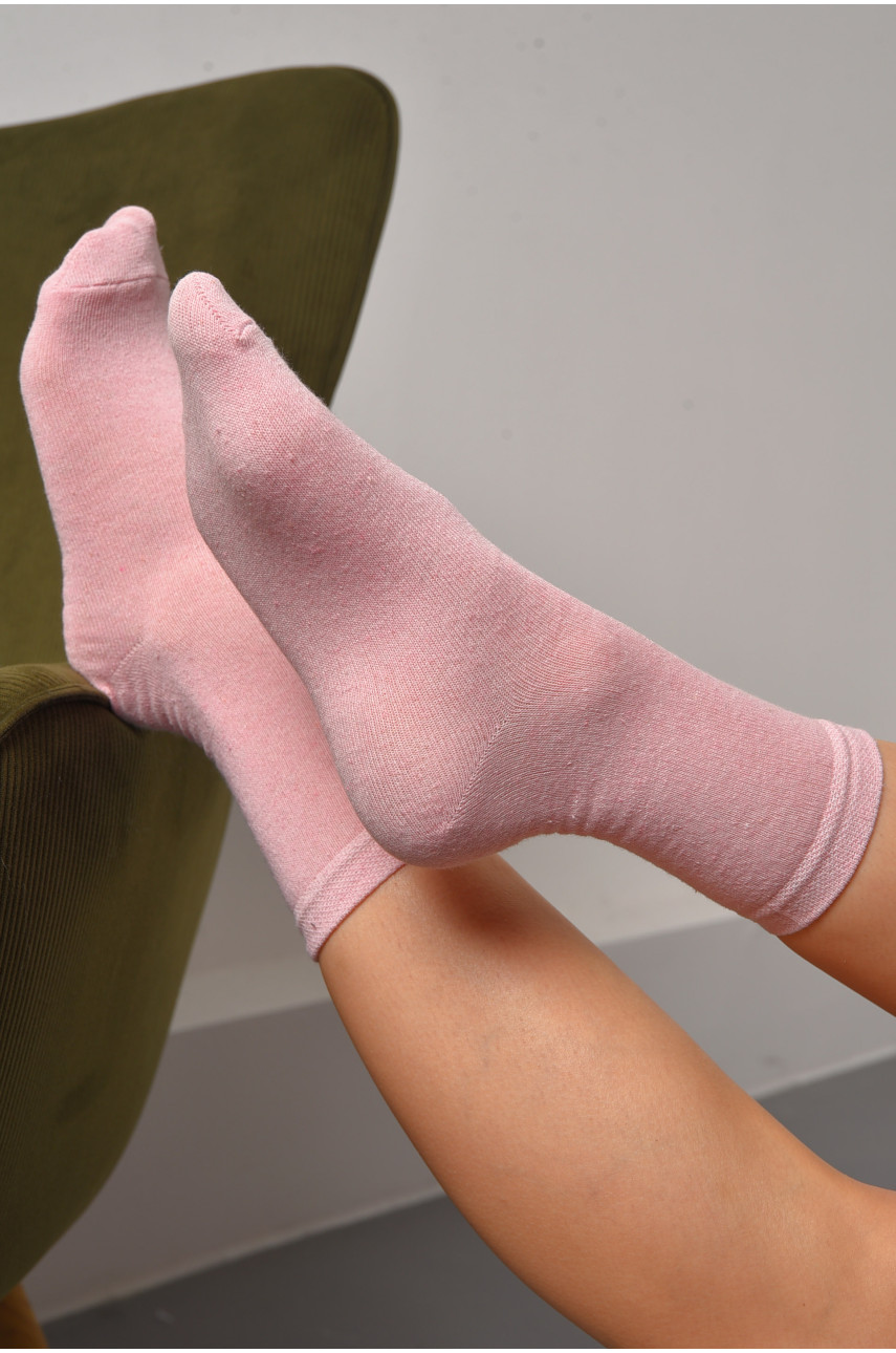 Шкарпетки жіночі демісезонні рожевого кольору розмір 36-40 005 172864