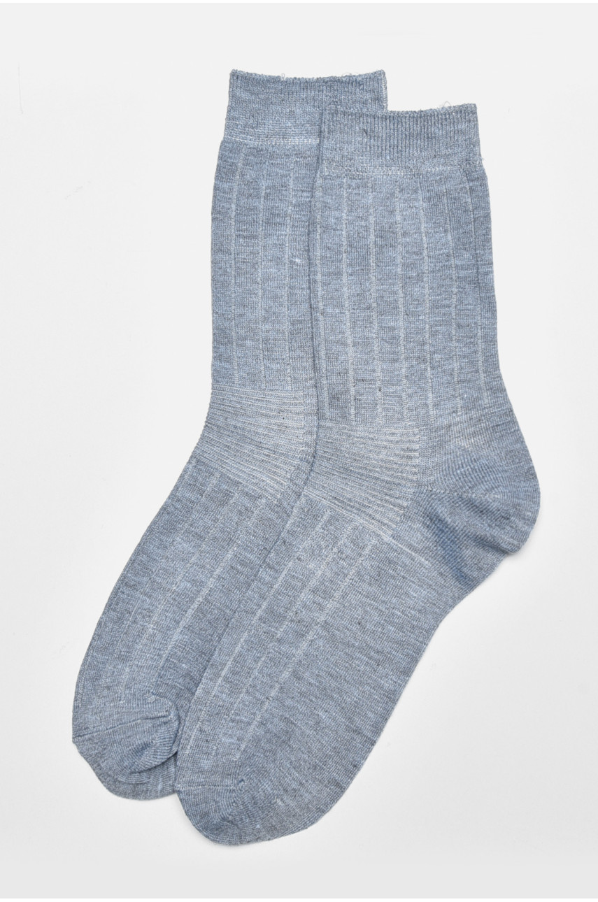Носки мужские демисезонные серого цвета размер 41-47 F515 172872