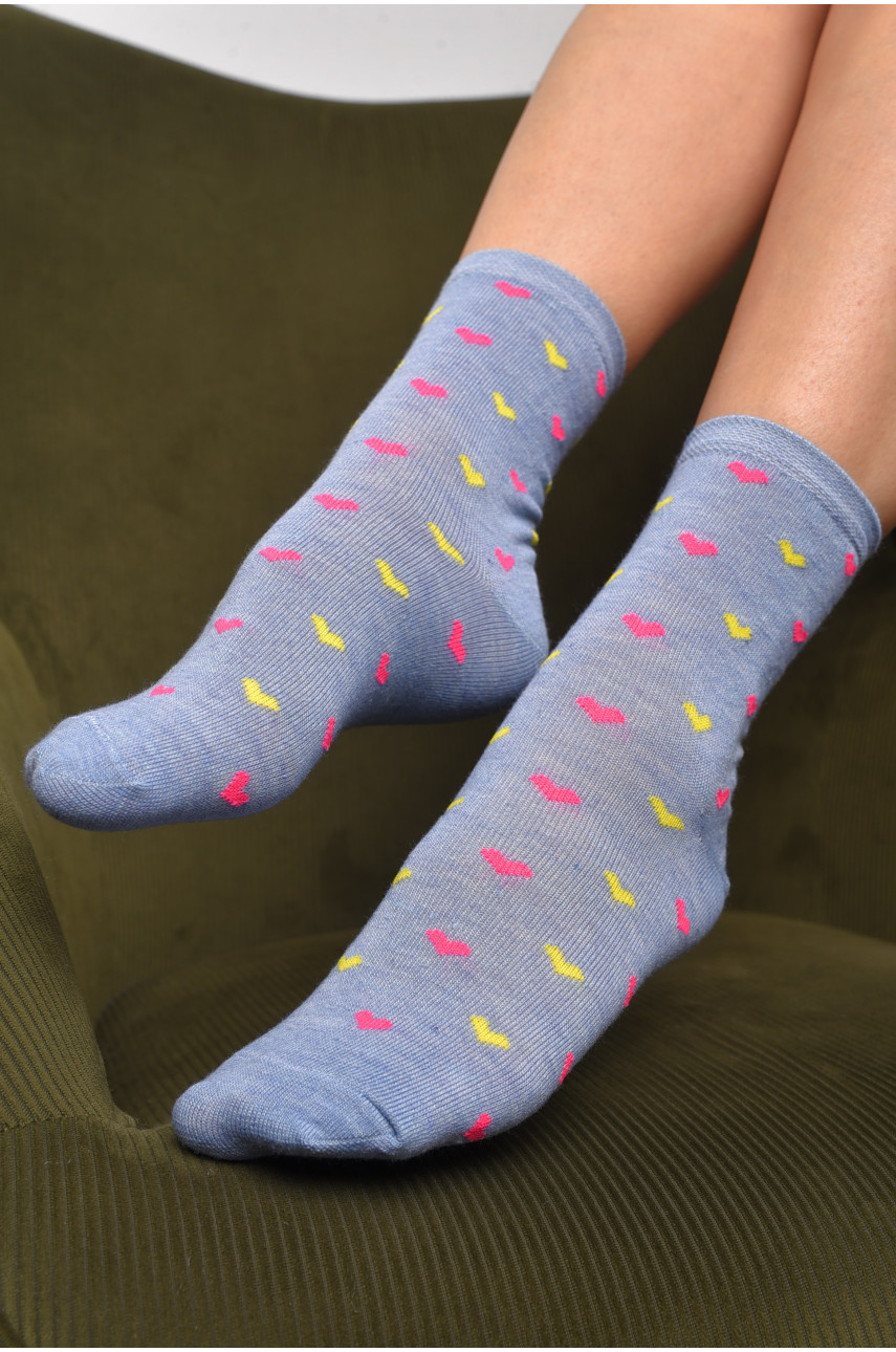 Шкарпетки жіночі демісезонні сірого кольору розмір 36-40 112 172888