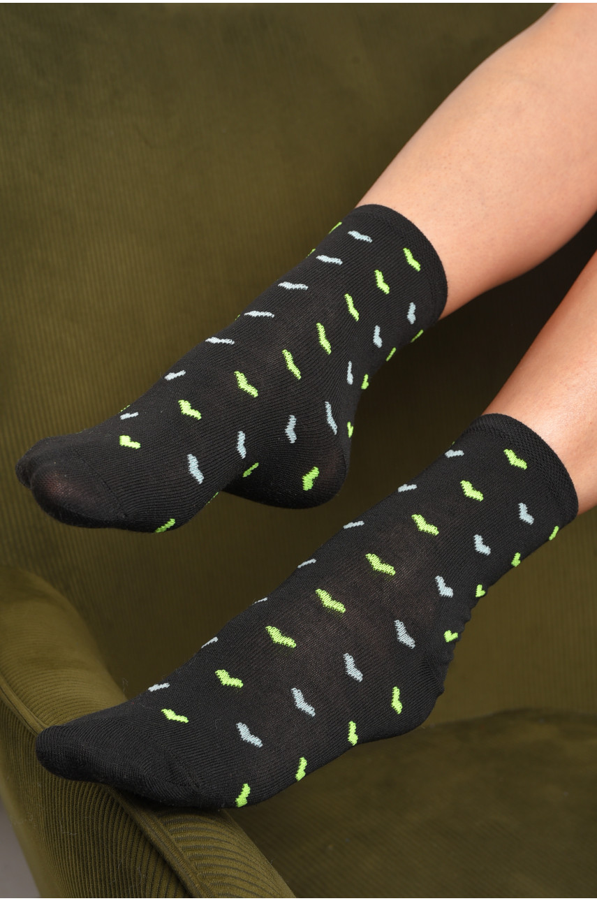 Шкарпетки жіночі демісезонні чорного кольору розмір 36-40 112 172891