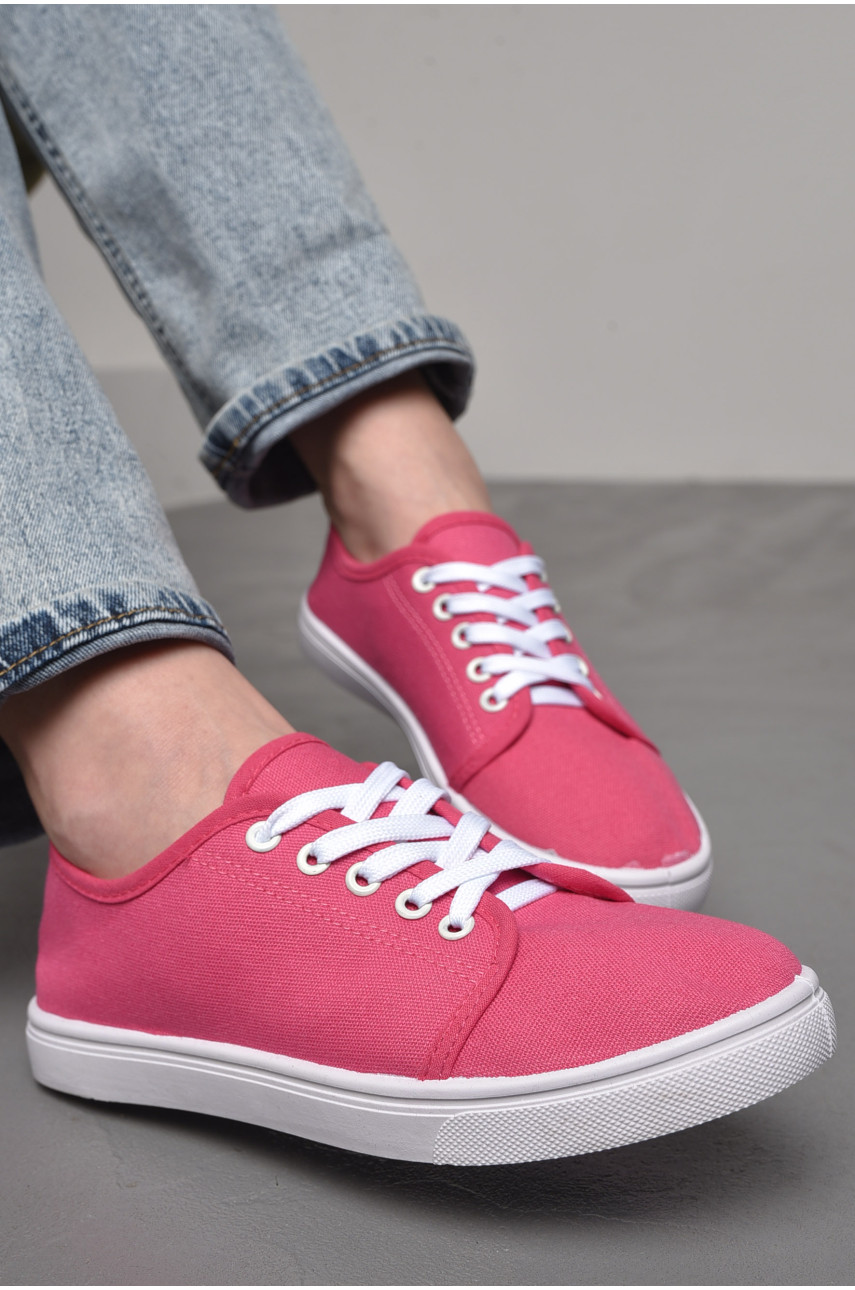 Мокасини жіночі рожевого кольору на шнурівці 2341 172969
