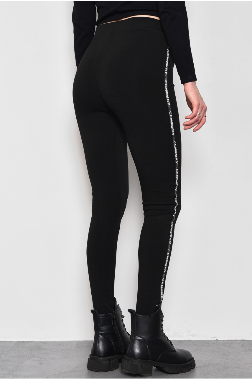 Лосини жіночі напівбатальні чорного кольору 5033-12 173309