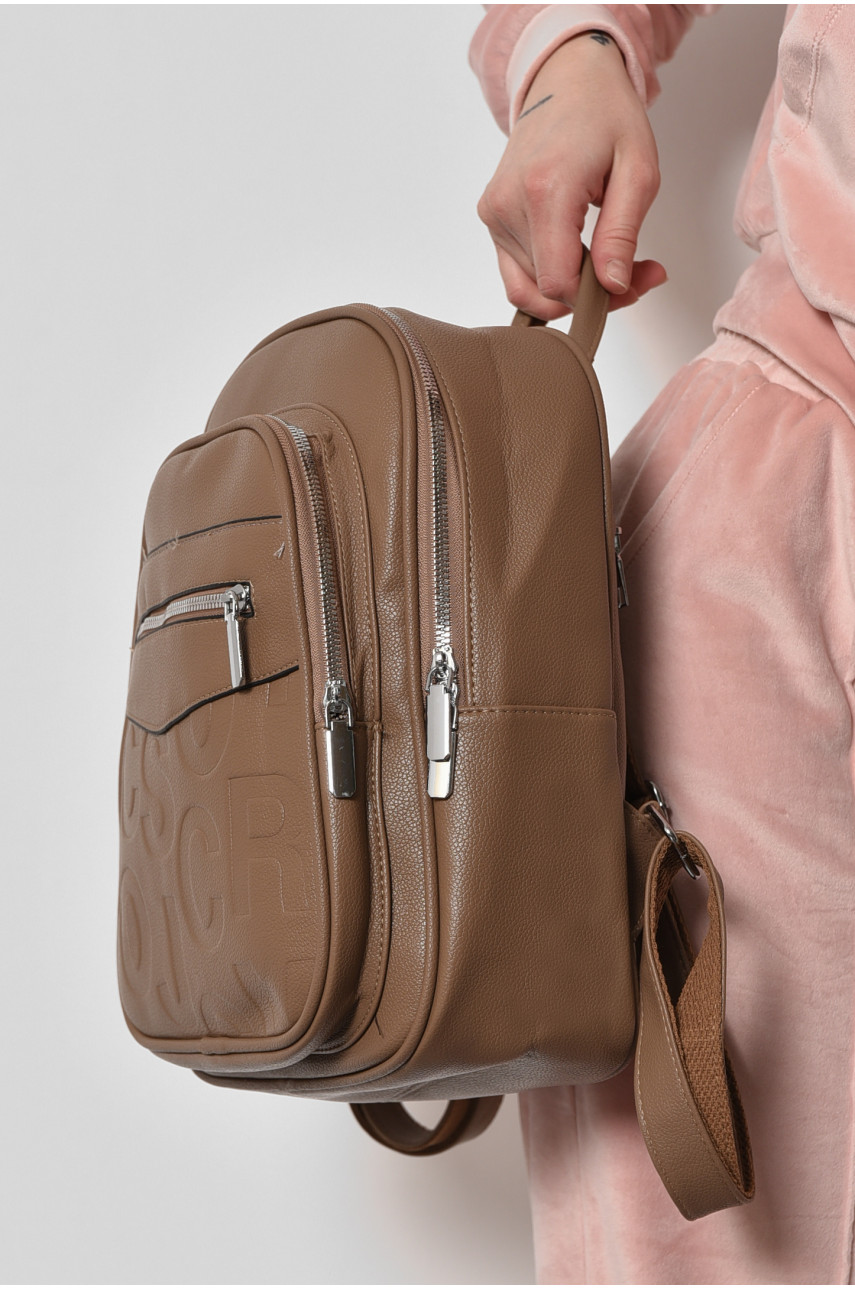 Рюкзак жіночий коричневого кольору 230 173355