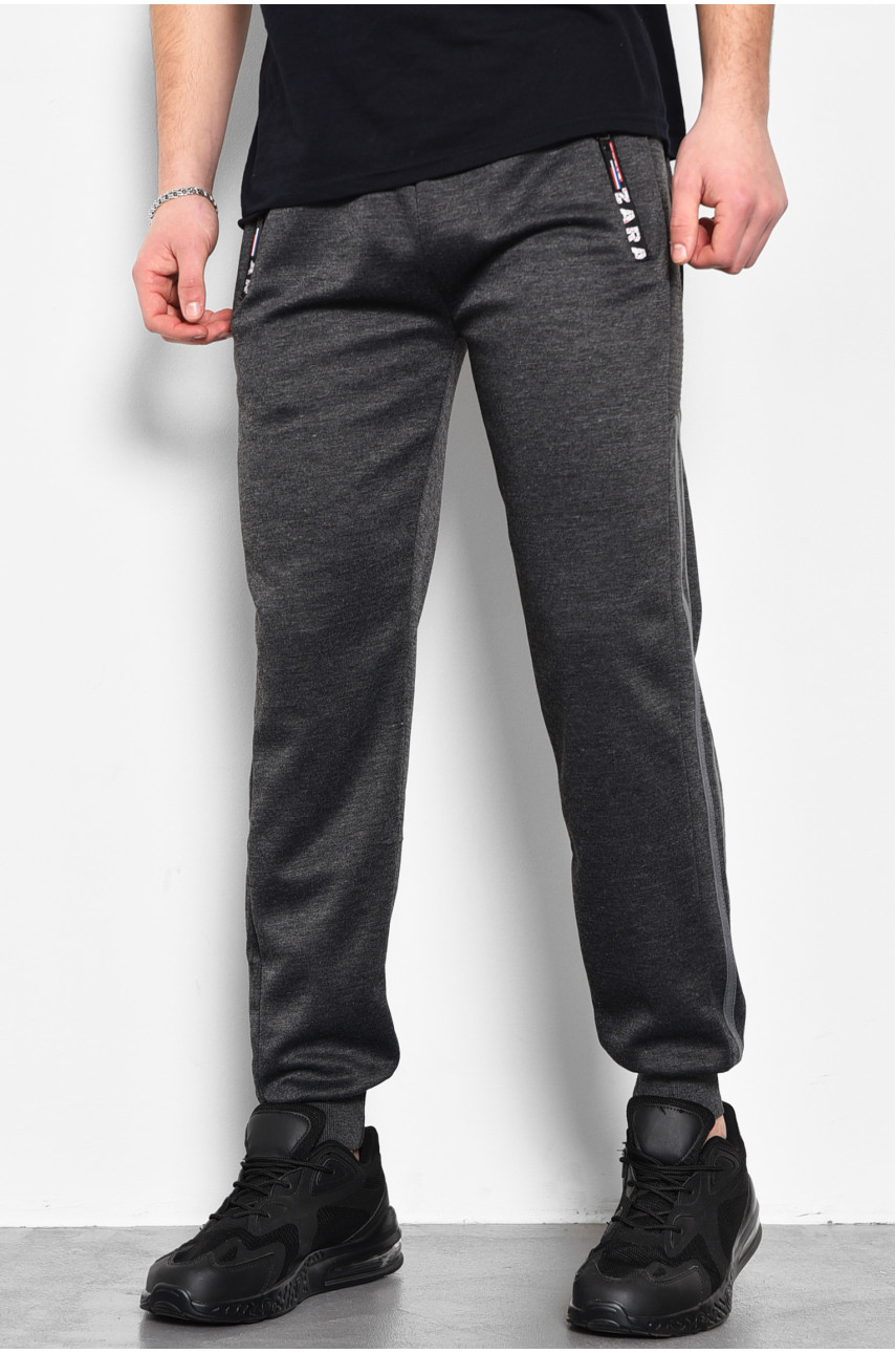 Спортивні штани чоловічі темно-сірого кольору 501 173387